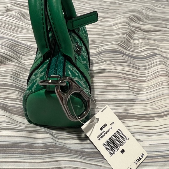 Michael Kors Micro Duffle Keychain Bag, NWT, Green - Picture 2 of 6